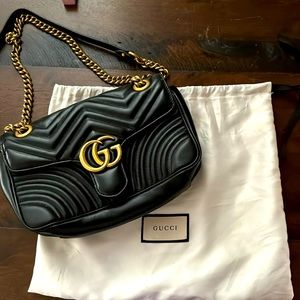 Gucci calfskin medium GG Marmont matelasse